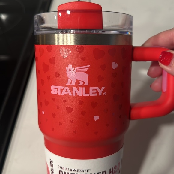 2025 Target Stanley Valentines 20 OZ Tumbler - Ruby Hearts - Picture 2 of 5